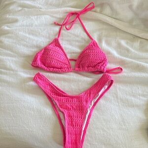 SHEIN Pink Bikini Set